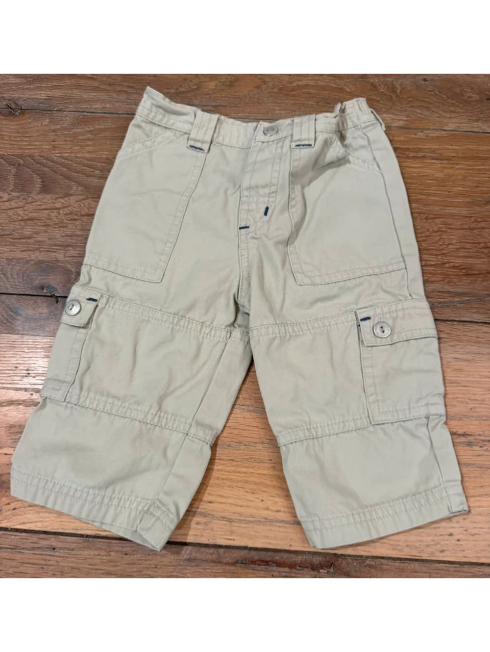 vintage Faded Glory kids' khaki cargo pants Size 3-6m